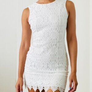 Lace White Color Women Dress